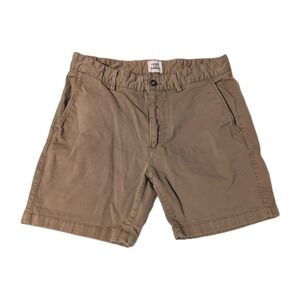 Flint And Tinder Mens 365 Chino Short Casual Outdoor Huckberry Earth Brown Sz 30